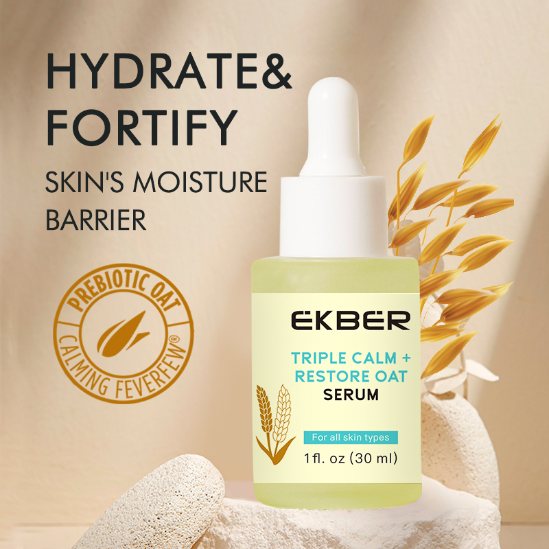 Suero Hidratante de Avena para el Rostro para Suavizar y Fortalecer la Piel Suero Facial Orgánico Coreano para Piel Sensible