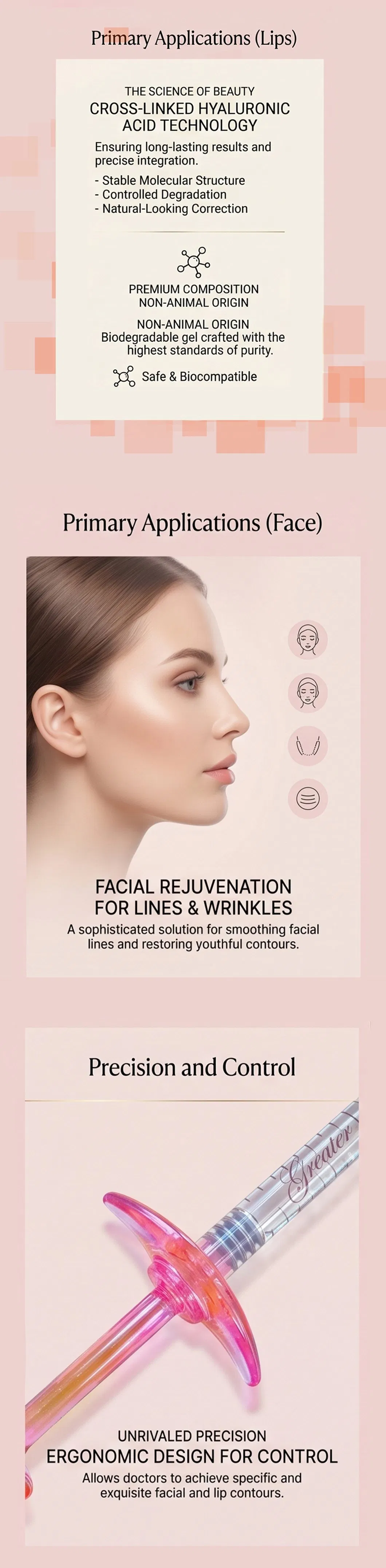 Proceso de remodelación y volumización facial