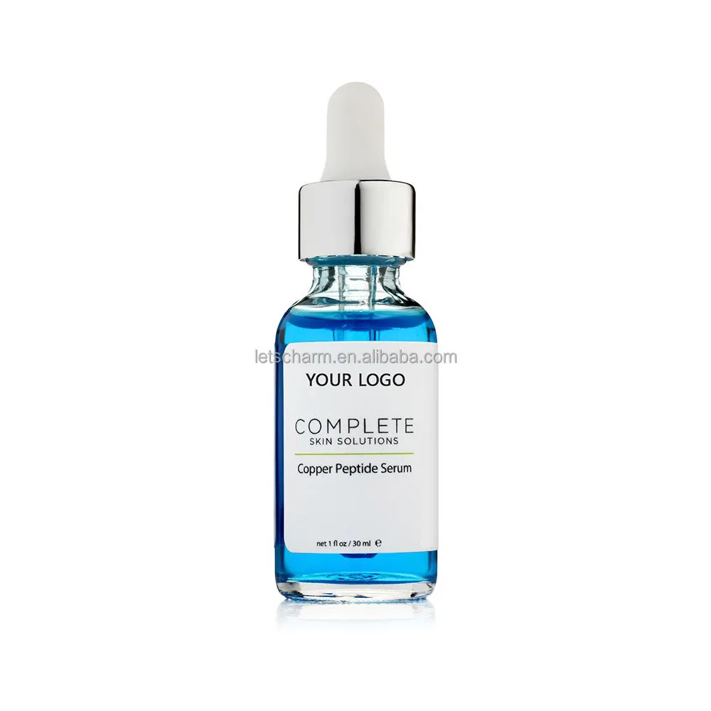 Ls138 Suero de péptido de cobre azul GHK-Cu de marca privada OEM ODM con hialuronato antienvejecimiento