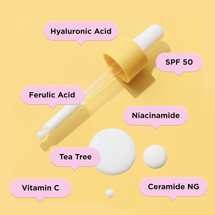 Suero Facial Protector Solar SPF Avanzado 50 para Piel Sensible