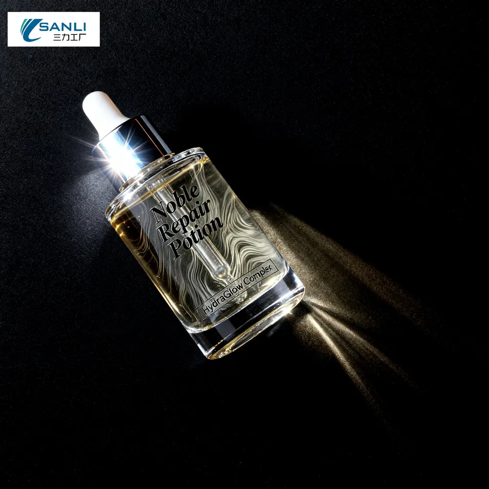 Sérum facial de reparación de lujo e inhibición de melanina con colágeno recombinante tipo III y ácido tranexámico para piel sensible y descolorida