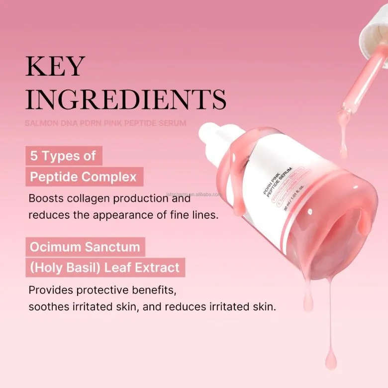 Ls127 Suero blanqueador anti-envejecimiento hidratante de ADN de salmón Pdrn con niacinamida OEM/ODM