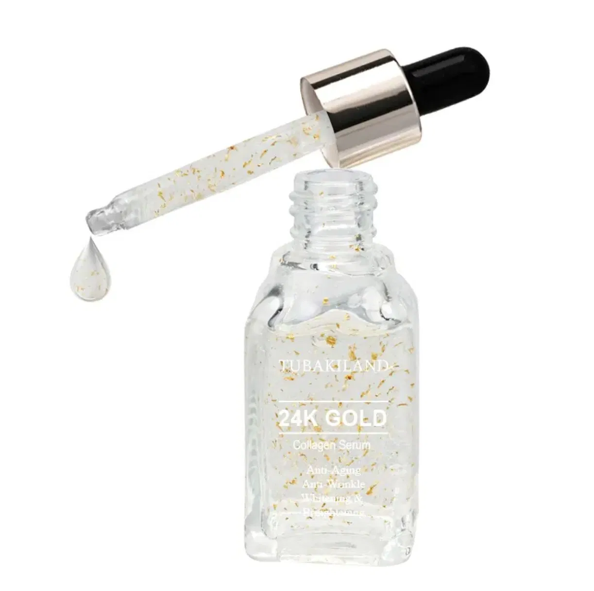 30ml Suero Facial de Colágeno con Ácido Hialurónico Orgánico y Vitamina C para Iluminar la Piel