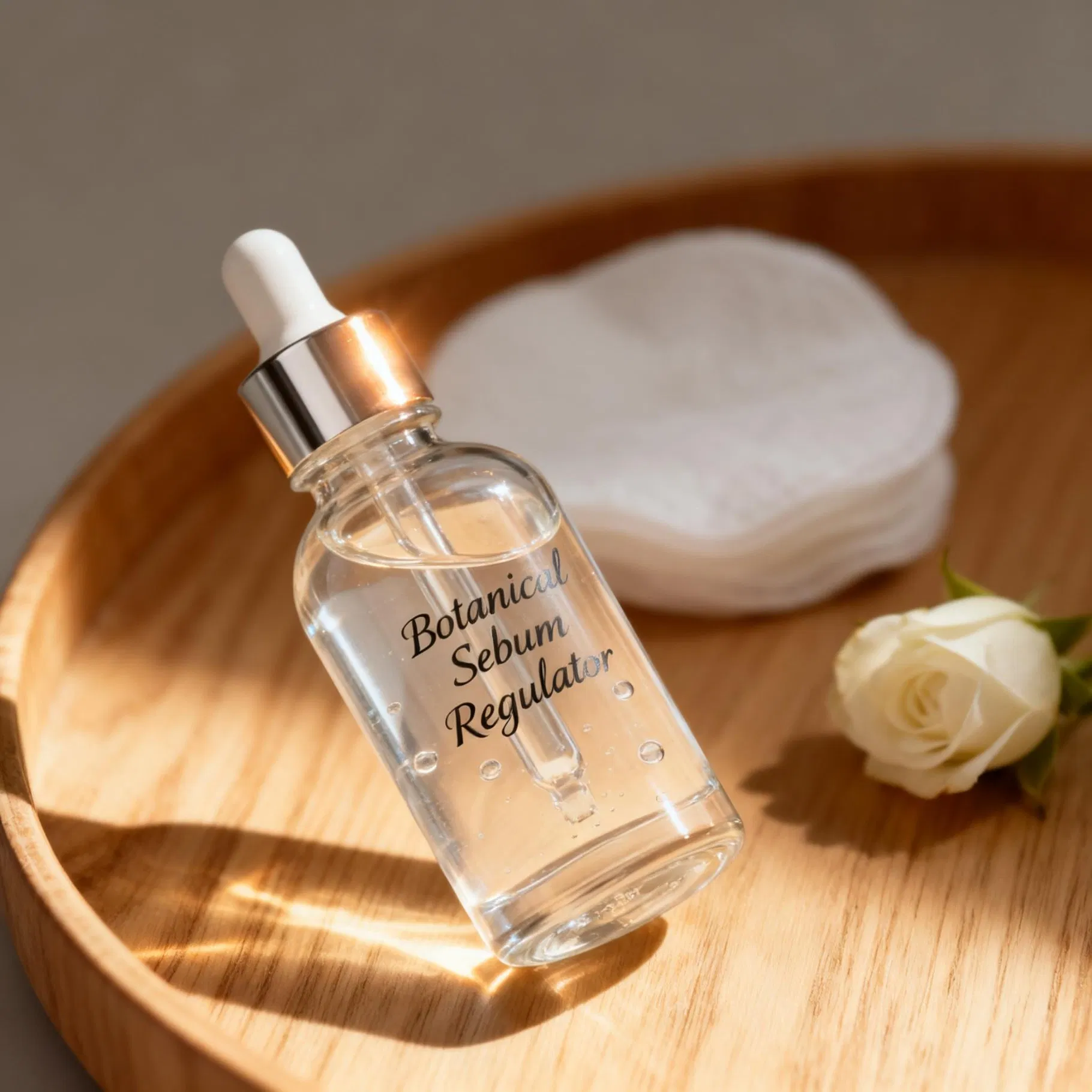 Tratamiento profesional para el acné hormonal y suero facial refinador de poros con raíz de rehmannia china y filtro de fermento de madreselva