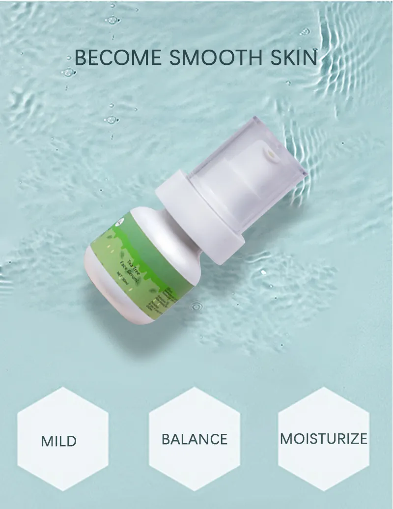 Mejor Suero Facial de Árbol de Té en Venta con Ácido Salicílico para Eliminar Imperfecciones, Tratamiento Reparador Antiacné
