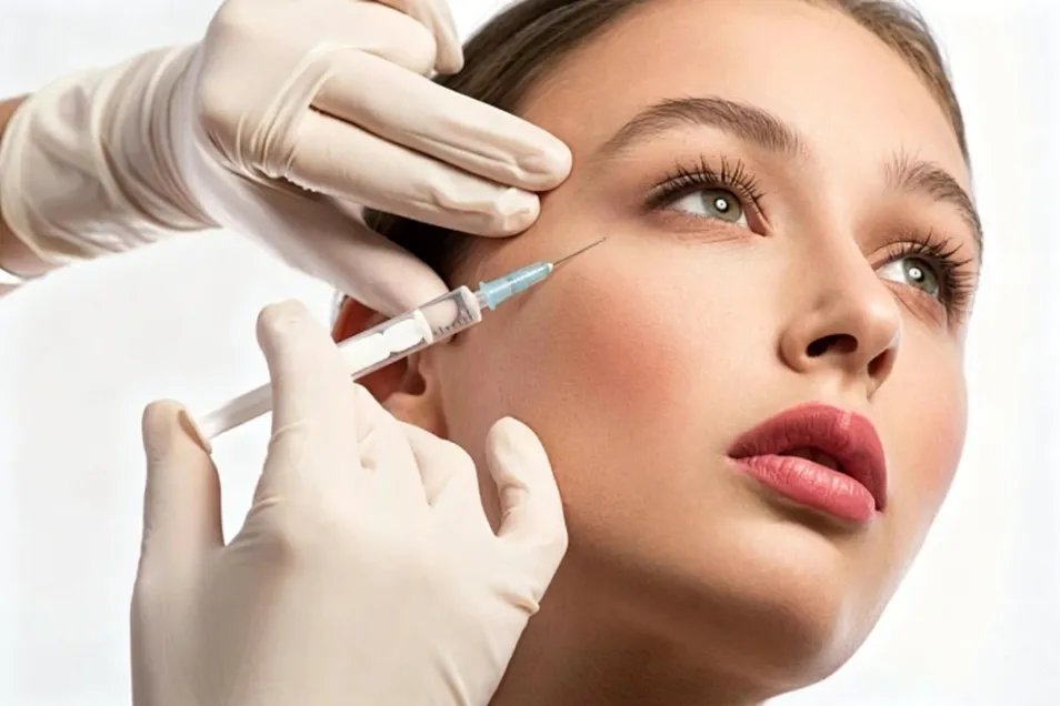 Embalaje de gel inyectable facial