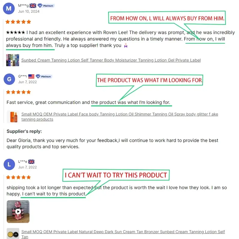 Comentarios de clientes