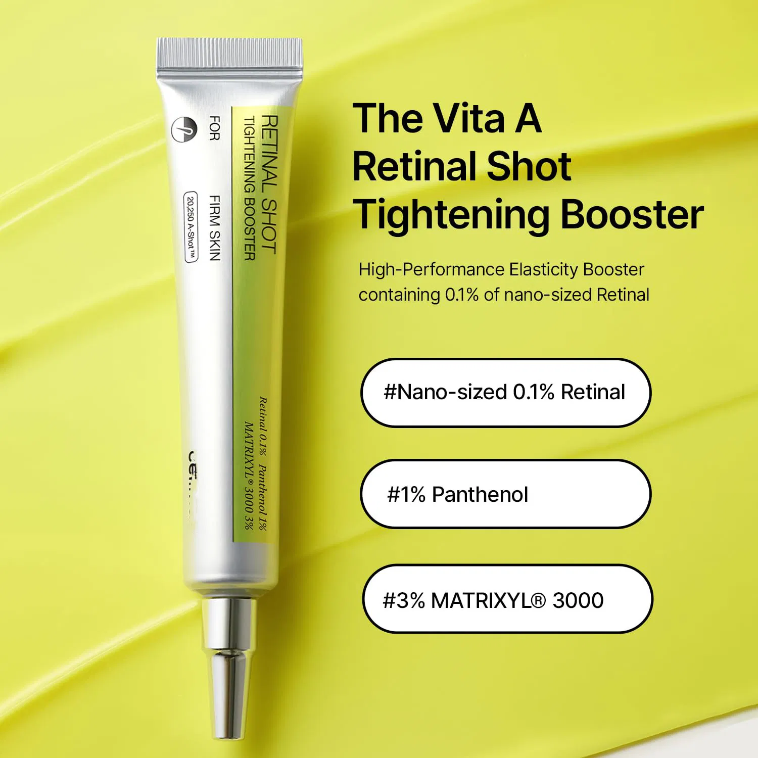 0.1% Retinal 3% Suero Potenciador de Piel Matrixyl, Esencia Anti-Envejecimiento de Alta Fuerza con Retinoides para Minimizar Poros, Reducir Arrugas y Firmar la Piel, Cuidado de la Piel Coreano, 1