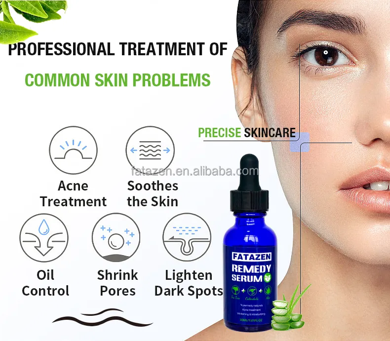 Productos de Cuidado de la Piel de Marca Privada Suero Antiinflamatorio Suero Hidratante Iluminador Reparador para el Rostro