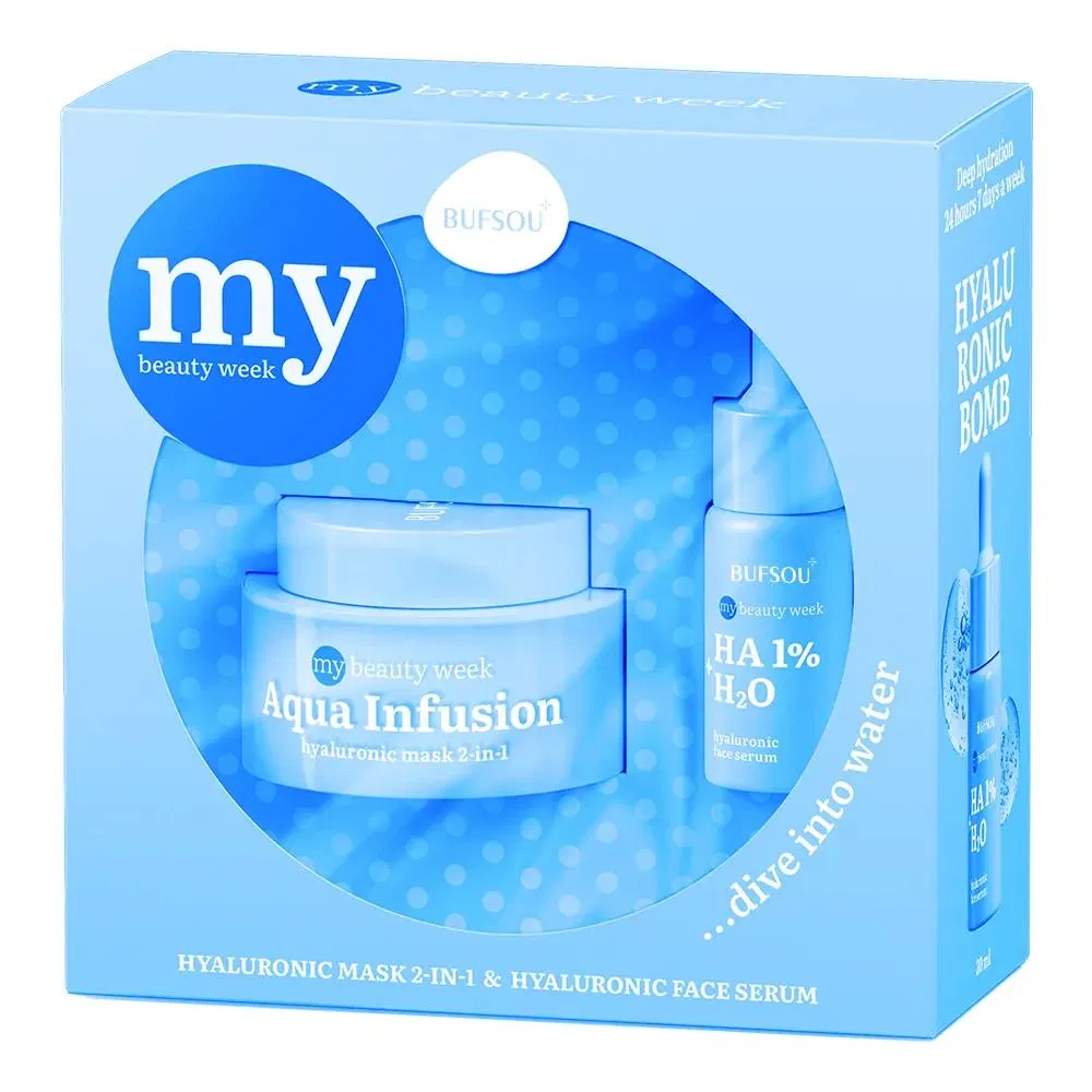 Logo Personalizado Cuidado de la Piel Orgánico Natural 2 en 1 Máscara Facial de Gel Hidratante Ácido Hialurónico Suero Facial para Piel Seca