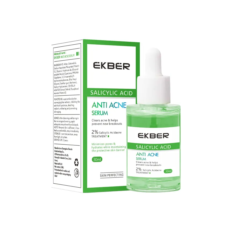 Sérum facial coreano de alta calidad con ácido salicílico, antiacné, reparador, reafirmante, nutritivo, iluminador, cuidado de la piel, tratamiento para el acné