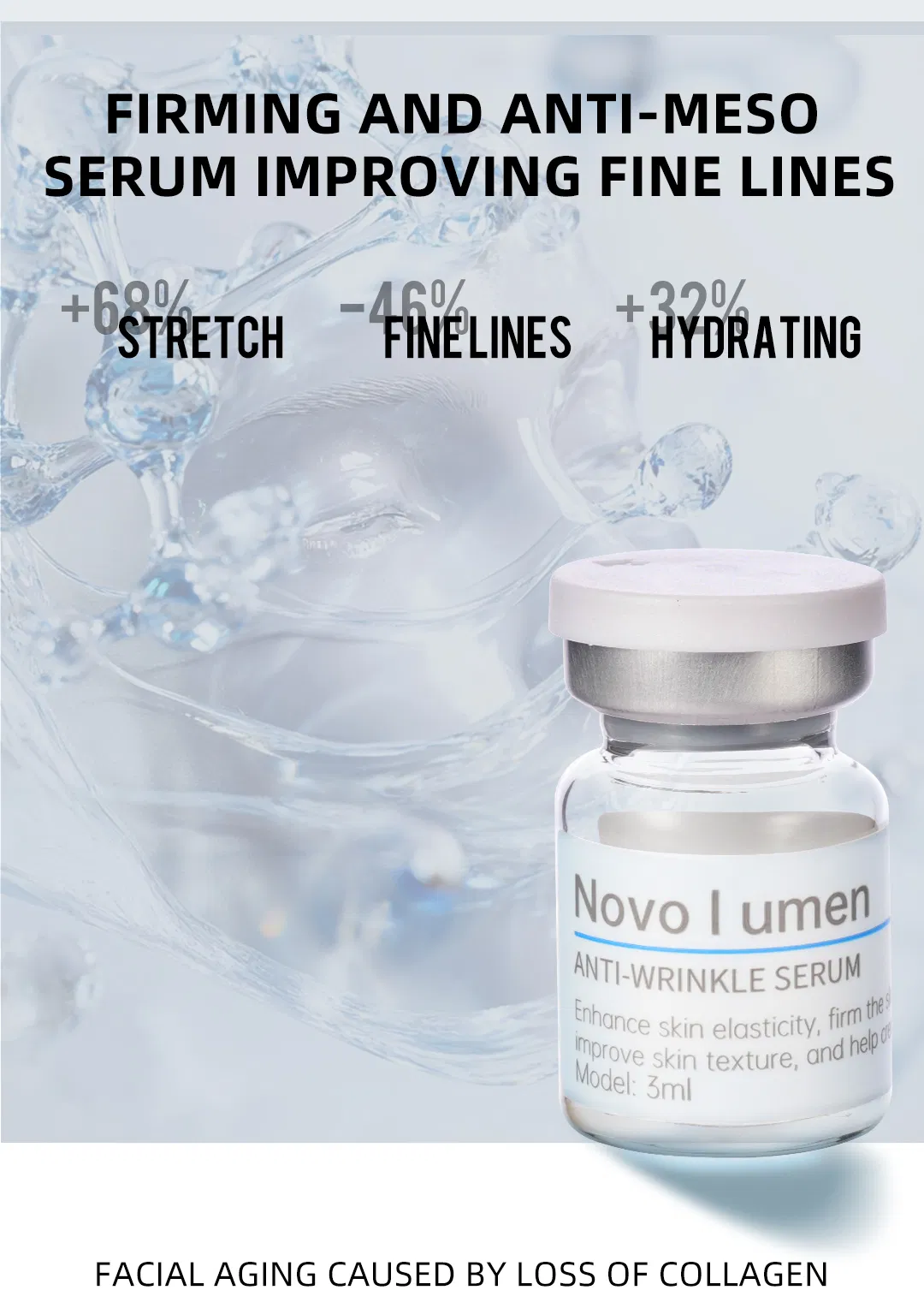 Esencia facial hidratante ligera de potenciador de piel para una piel radiante y suave, cuidado de la piel coreano