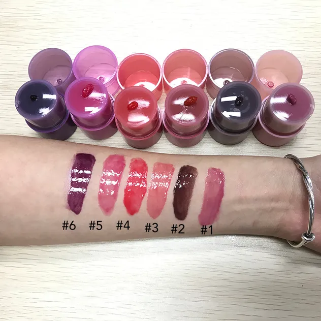 Suero hidratante labial tintado brillante labios nutridos con péptidos voluminizadores suero labial