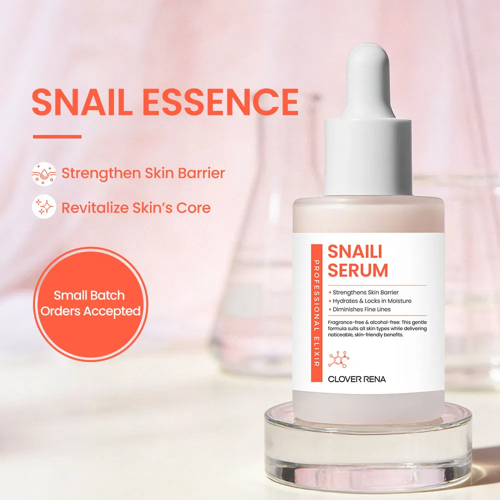 Suero facial de esencia reparadora de mucina de caracol, hidratante, suero facial de caracol negro