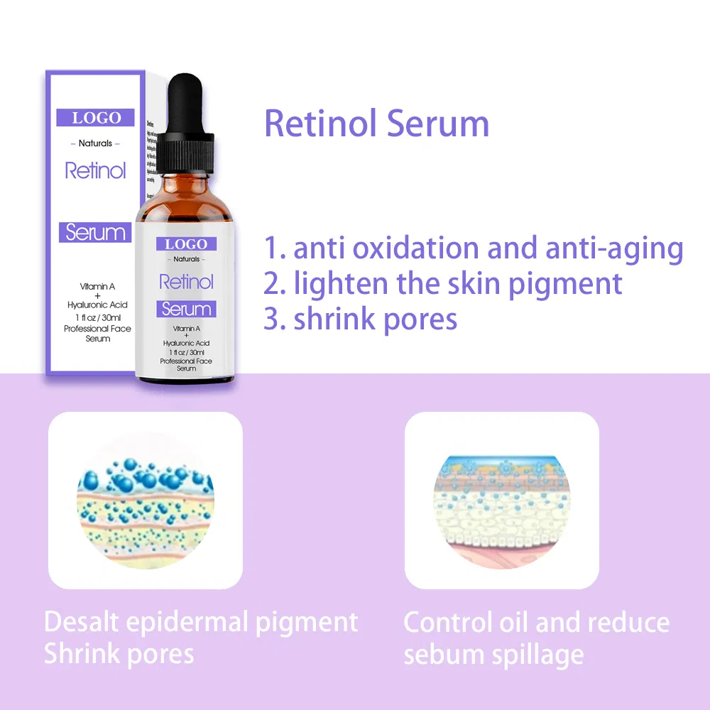 Suero facial orgánico natural para el cuidado de la piel, refina arrugas, suero antienvejecimiento