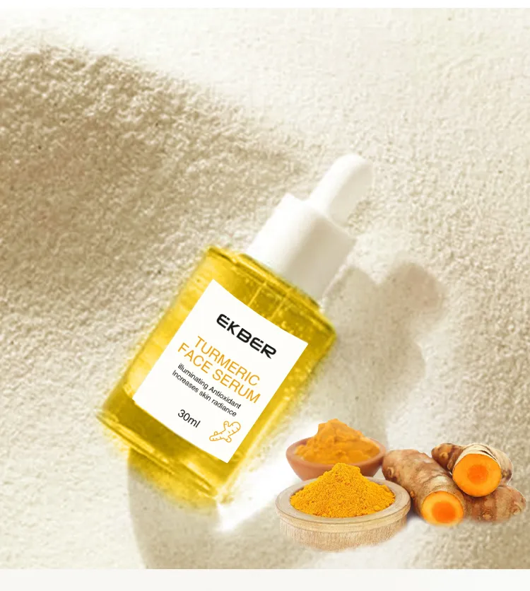 Suero Facial Antiacné OEM Exfoliante de Piel Muerta Suero de Cúrcuma Activa Folículos Capilares Cuidado de la Piel 30ml