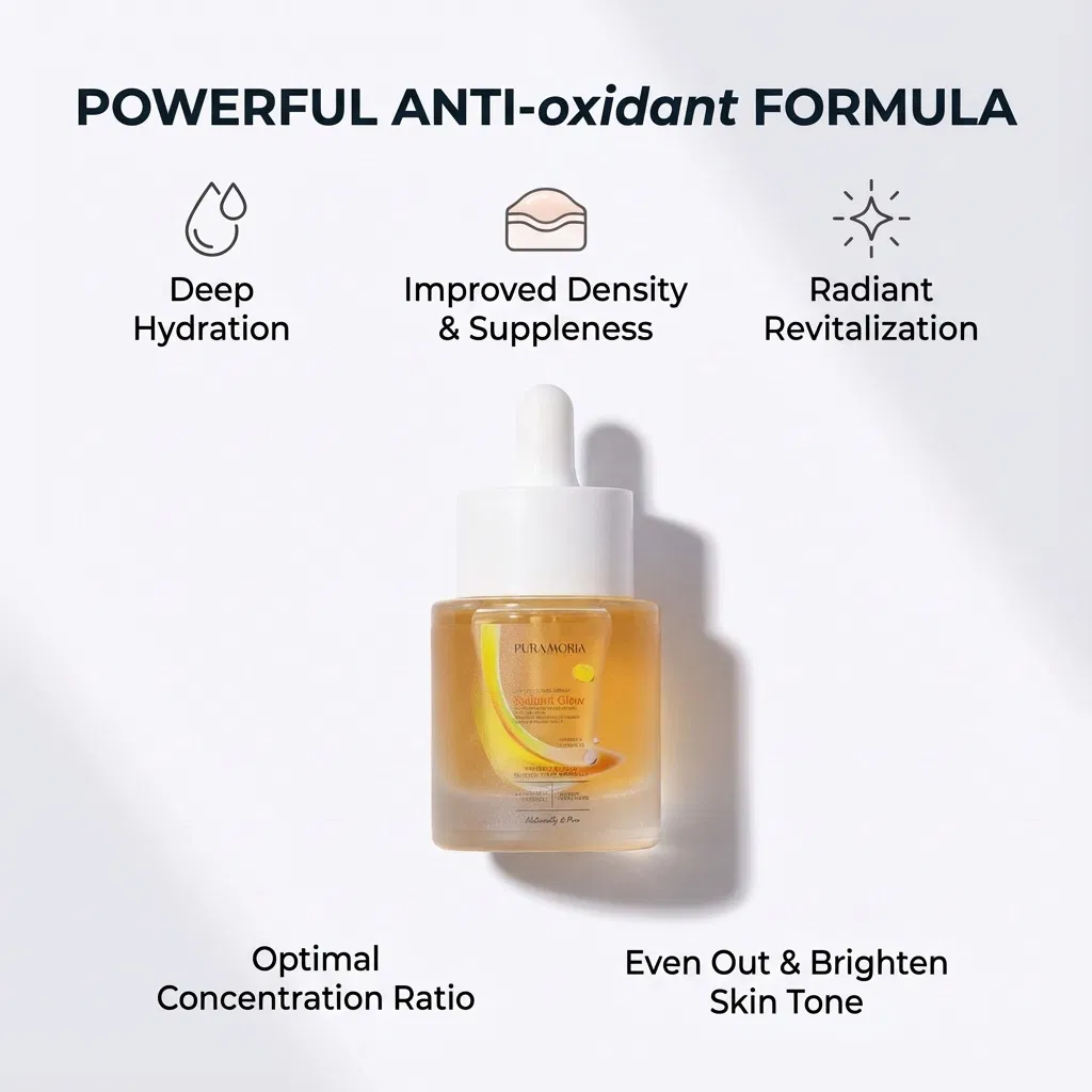 Suero de Vitamina C y Niacinamida Radiant Glow para Piel Hidratada