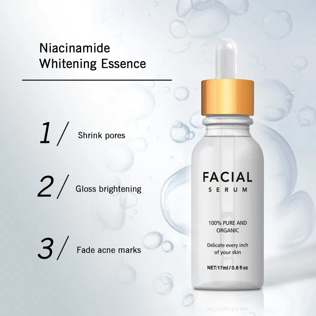 Suero de Ácido Hialurónico, Nicotinamida, Vitamina C, Cuidado de la Piel, Iluminación de la Piel, Arbutina, Suero Facial Blanqueador