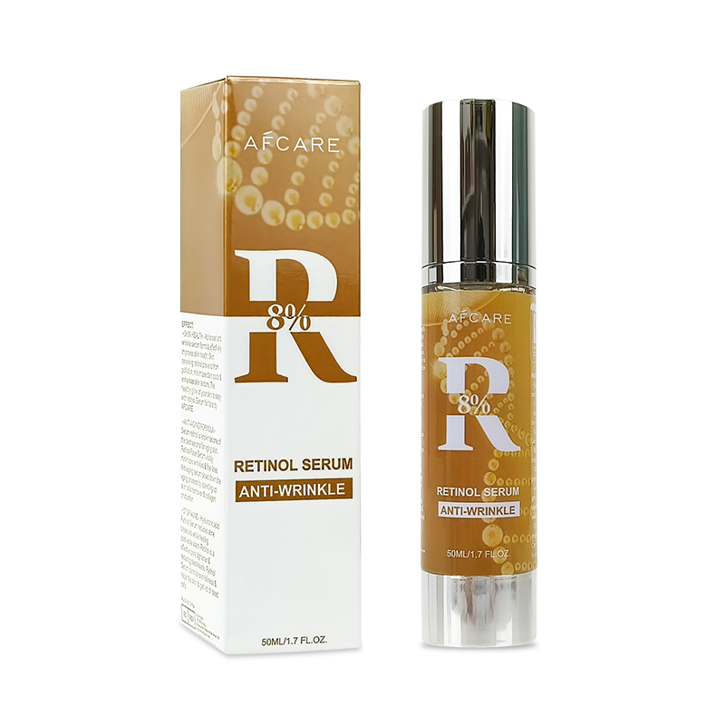 Suero facial hidratante profesional libre de parabenos, antiarrugas y con retinol y ácido hialurónico