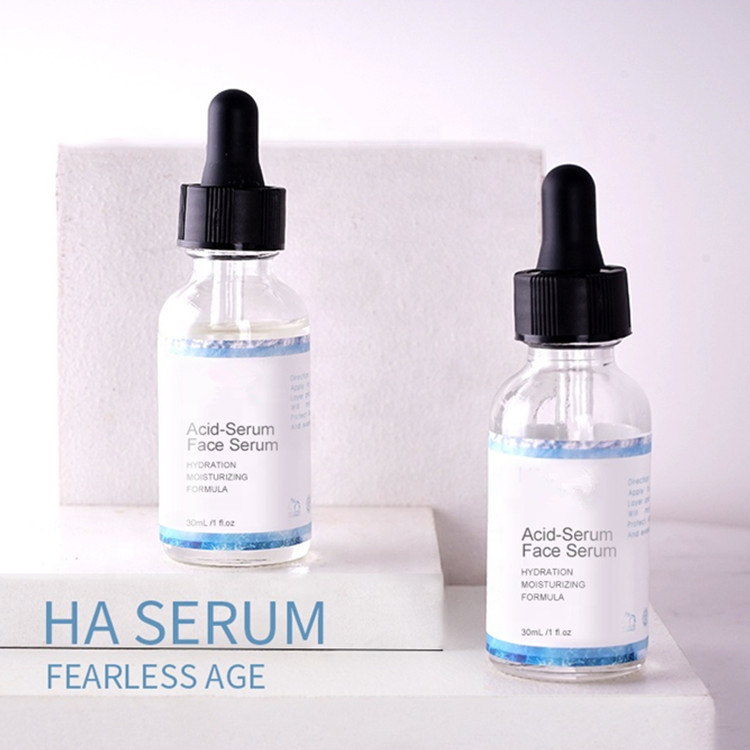 Suero facial natural orgánico antienvejecimiento de colágeno con ácido hialurónico