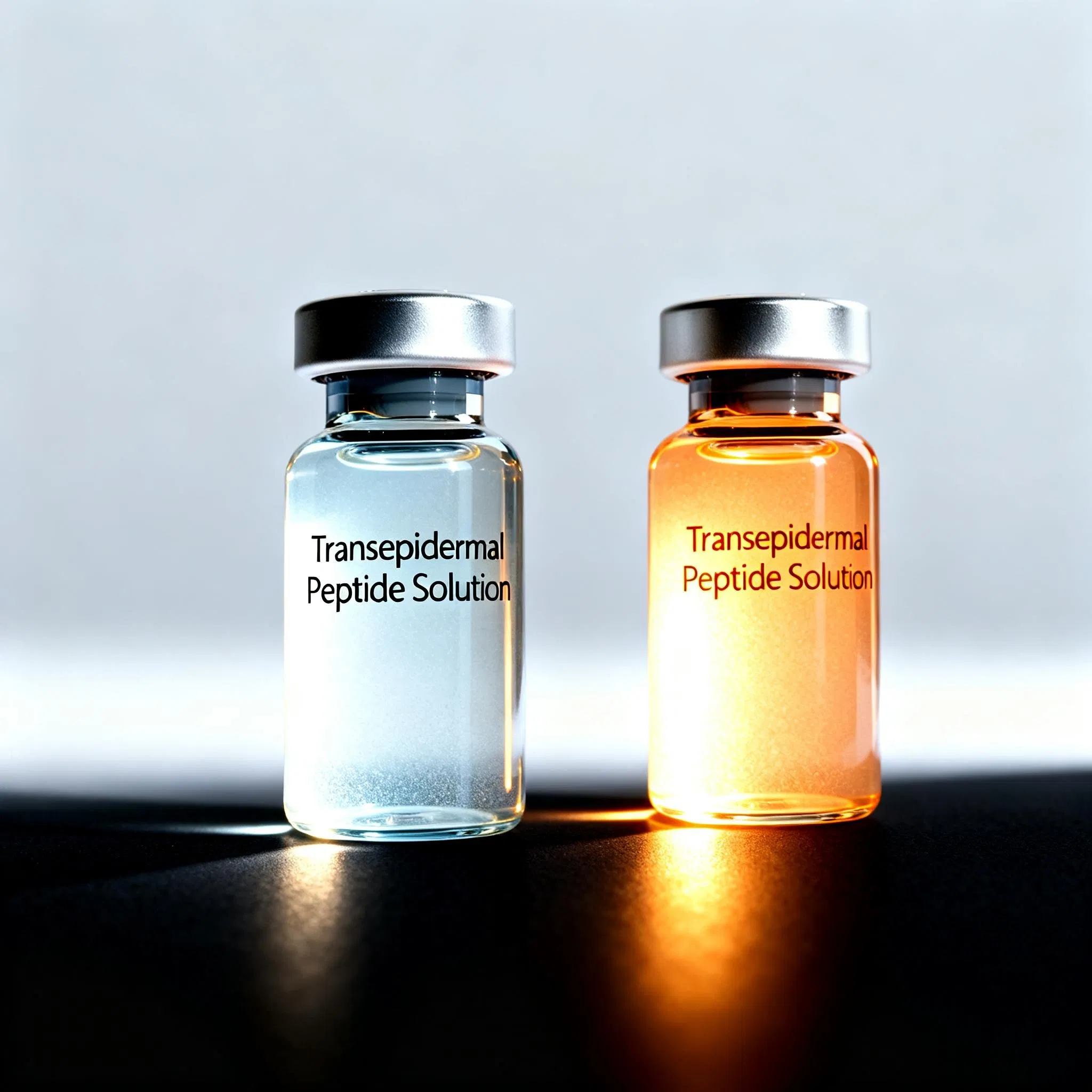 Suero facial de mejora de penetración de lujo y blanqueamiento con péptido corto transdérmico y ácido elágico de pequeña molécula para tratamiento profundo