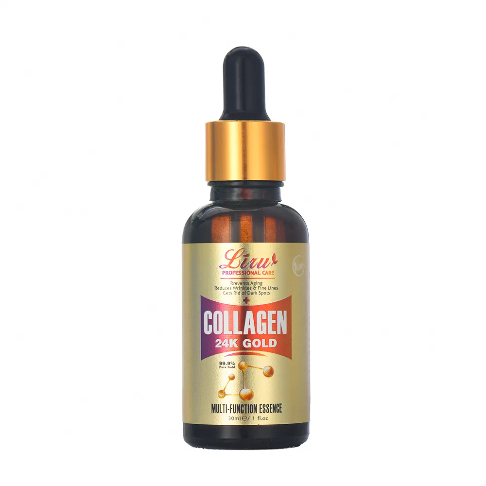 Suero Facial Hidratante Antienvejecimiento Profesional 24K Suero Facial de Belleza Dorada