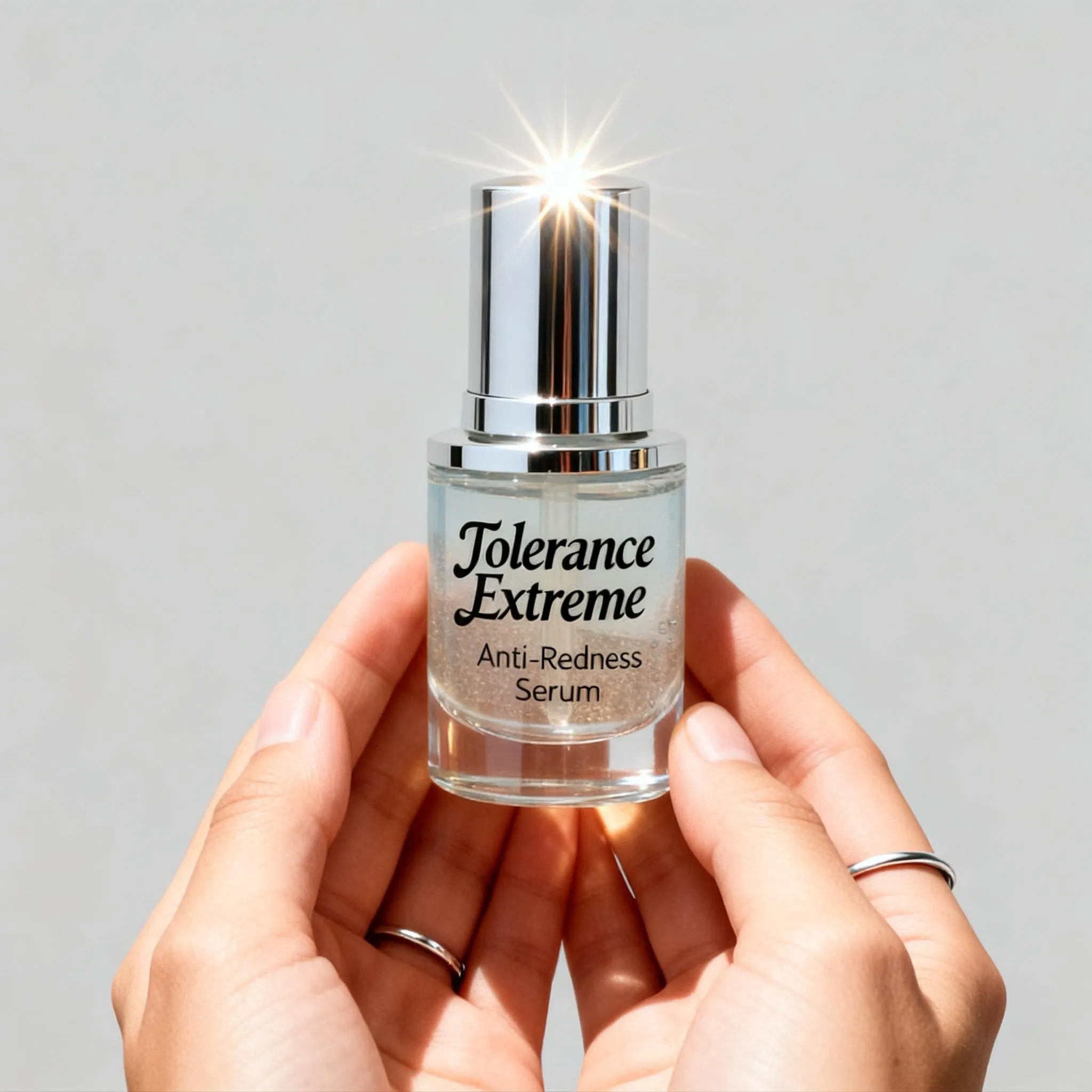 Sérum facial puro de fórmula con centella y gliceroglucósido, libre de fragancias y perfumes, para piel sensible sin irritantes