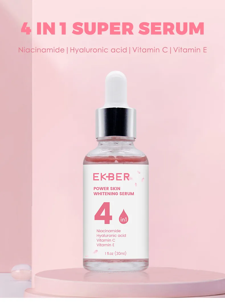 Suero Facial Orgánico Antienvejecimiento Blanqueador de Piel