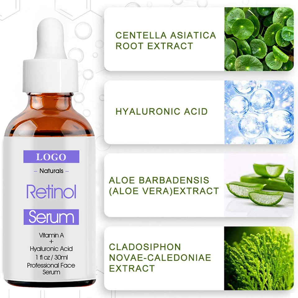 Suero facial orgánico de vitamina C para el tratamiento del acné y el envejecimiento, vitamina C para piel opaca y seca