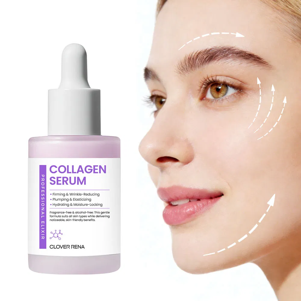 Suero de Oro para Cuidado de la Piel de Marca Privada Ácido Hialurónico Colágeno Retinol Niacinamida Vitamina C 24K Esencia para Piel Sensible
