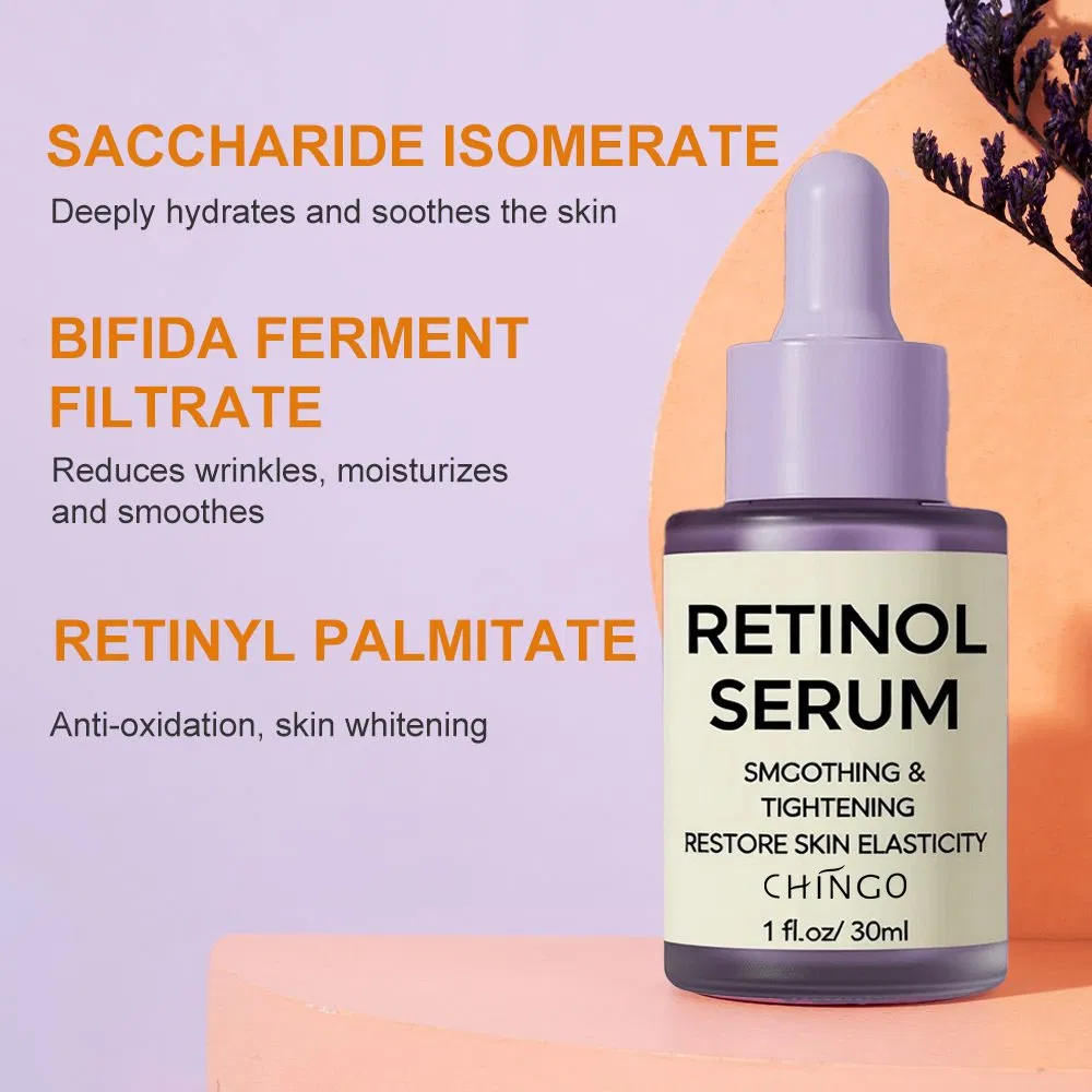 Suero de retinol para el tratamiento del acné, hidratante, alisador, reafirmante y antienvejecimiento