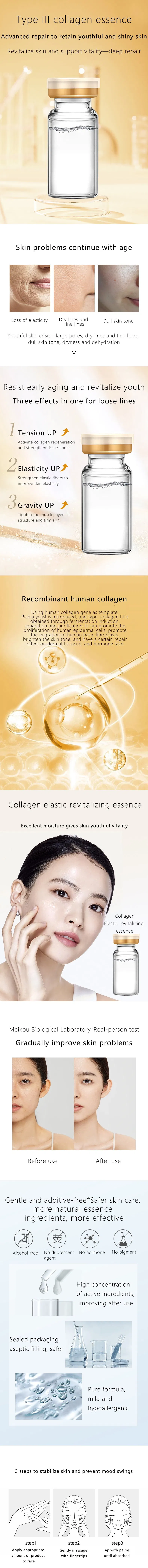 Suero facial reparador de colágeno
