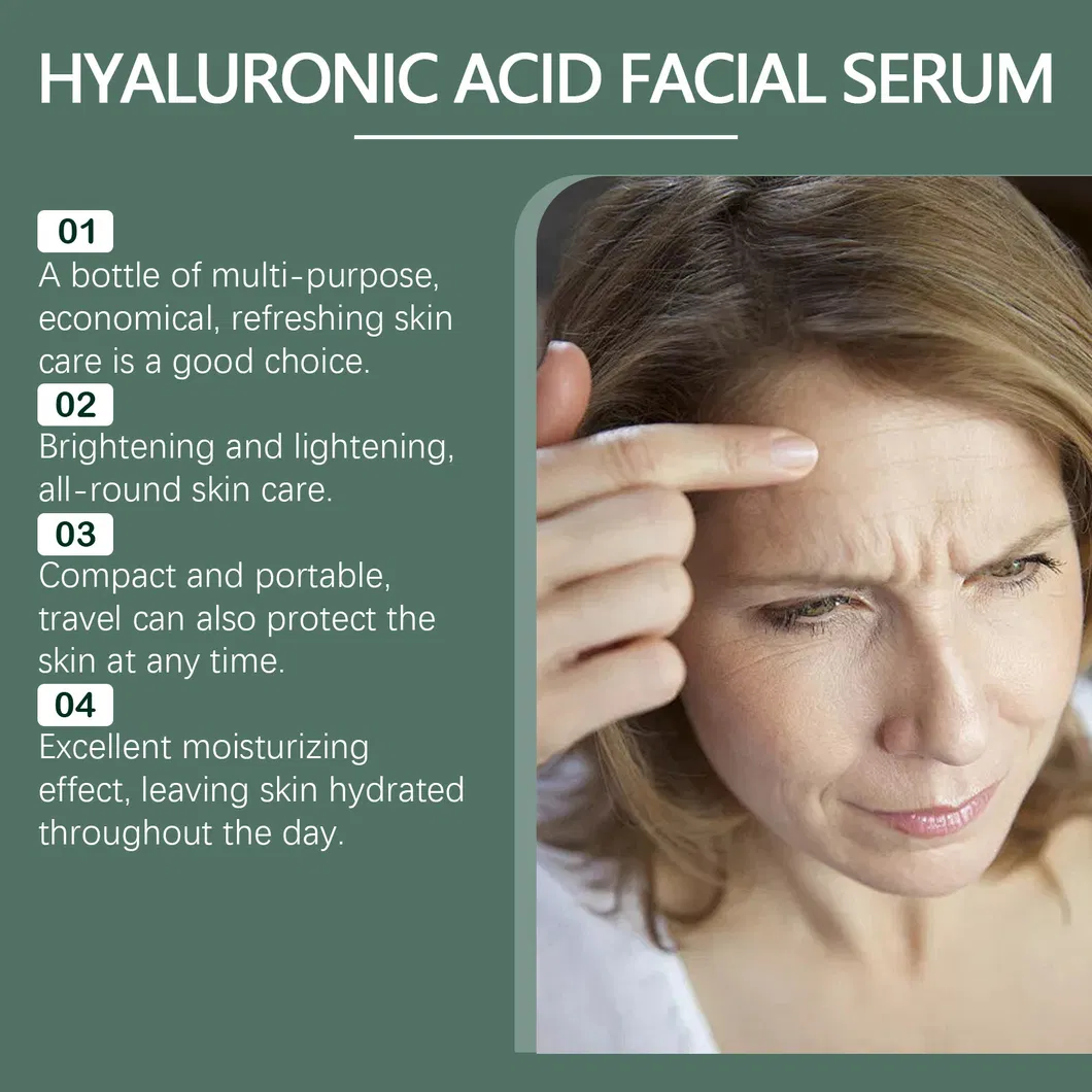 Suero Facial de Ácido Hialurónico Hoygi para Reducción de Arrugas Profundas y Suero Iluminador