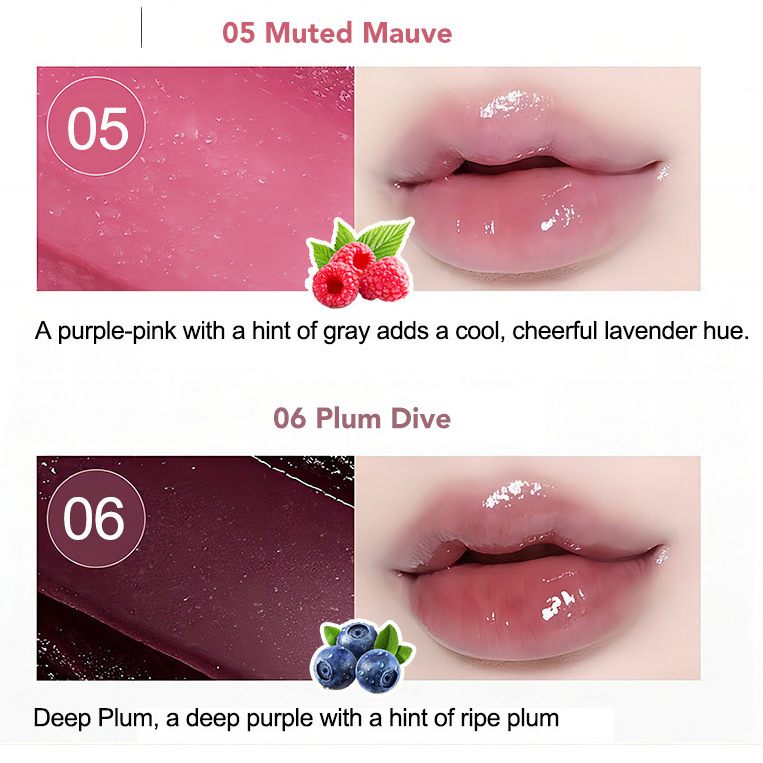 Suero hidratante labial tintado brillante labios nutridos con péptidos voluminizadores suero labial