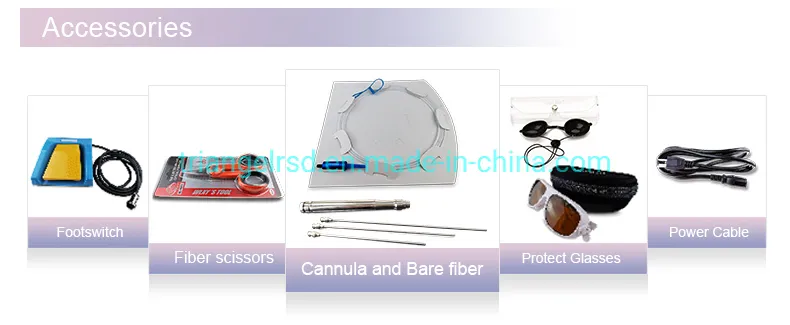 Accesorios del Diodo Endolaser 980 Nm 1470
