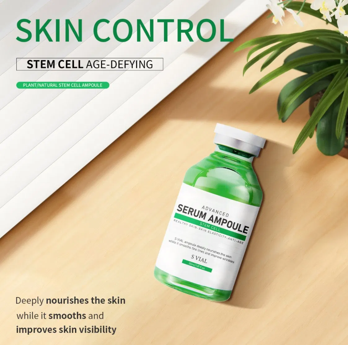 Suero Avanzado de Células Madre Anti Envejecimiento, Afirmante de Piel, Suavizante, Reduce Líneas Finas, Hidratante, Suero Facial, Pdrn, Control de Colágeno, Ampolla de Células Madre, Suero Anti Envejecimiento
