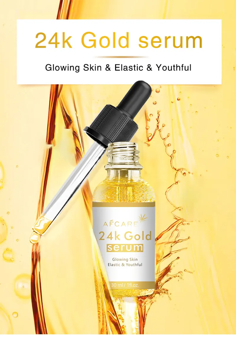 Suero Facial de Oro 24K con Colágeno 6