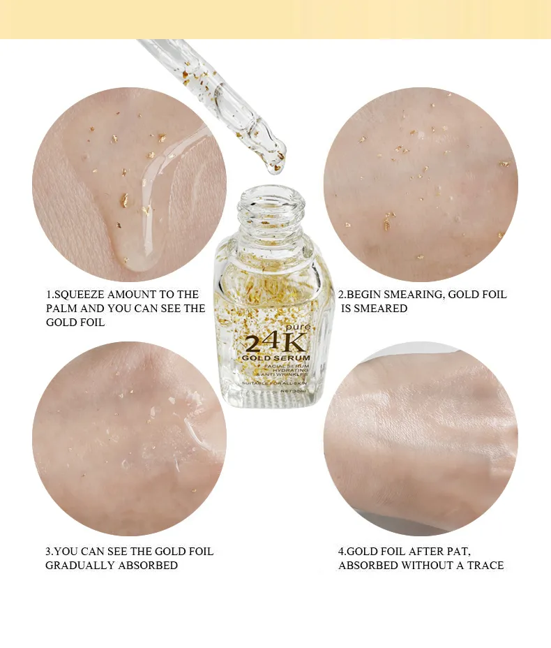 Detalle Suero de oro 24k