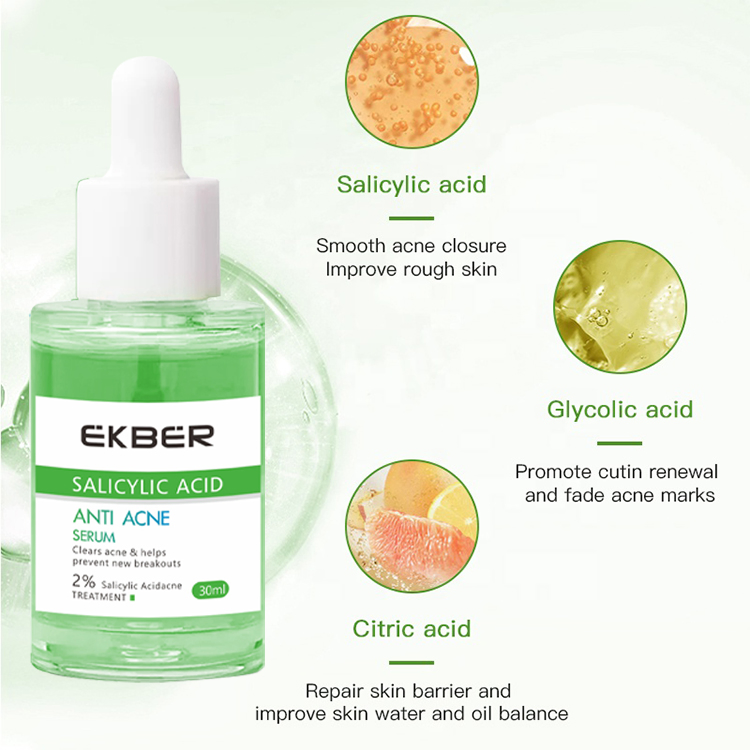 Sérum facial coreano de alta calidad con ácido salicílico, antiacné, reparador, reafirmante, nutritivo, iluminador, cuidado de la piel, tratamiento para el acné