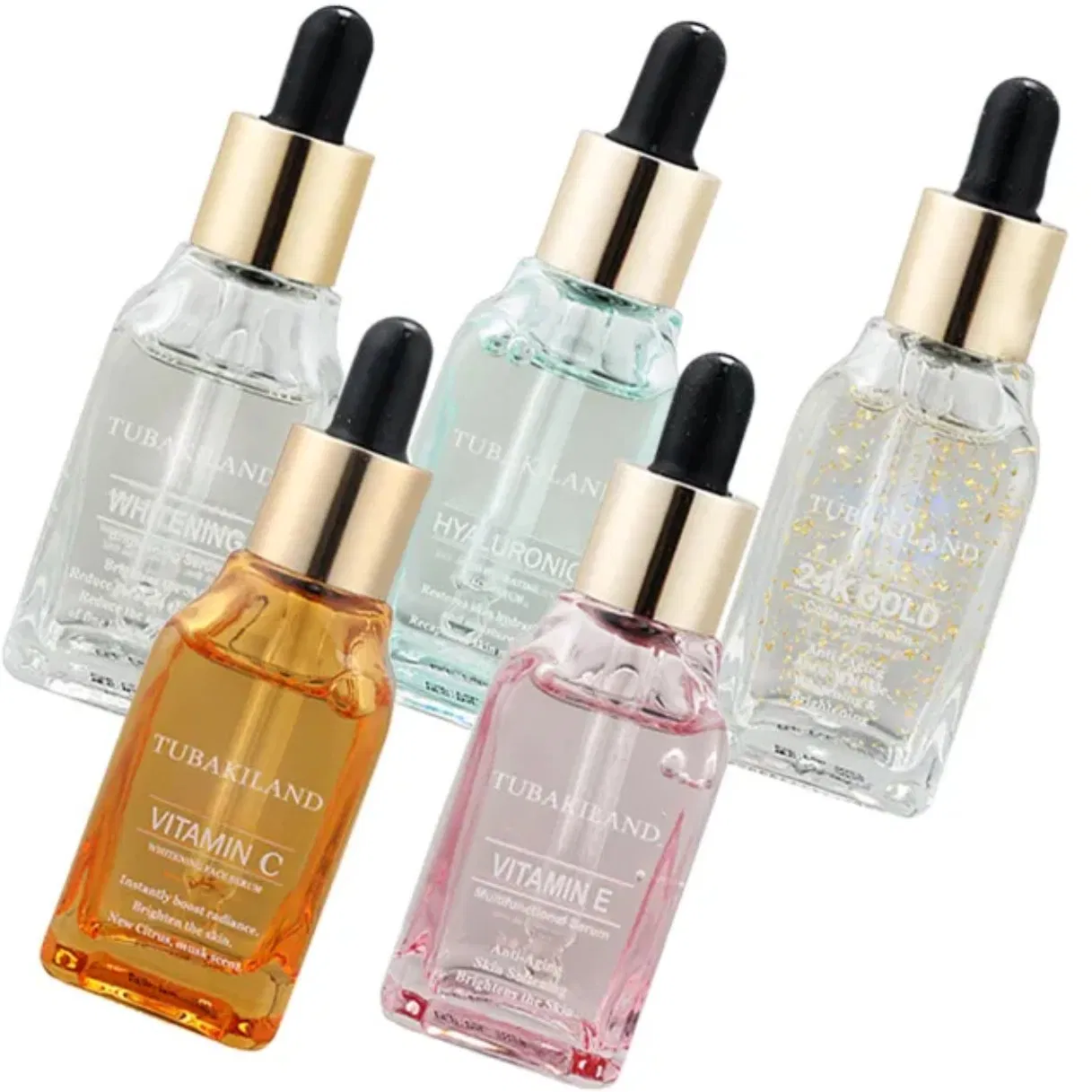 30ml Suero Facial de Colágeno con Ácido Hialurónico Orgánico y Vitamina C para Iluminar la Piel