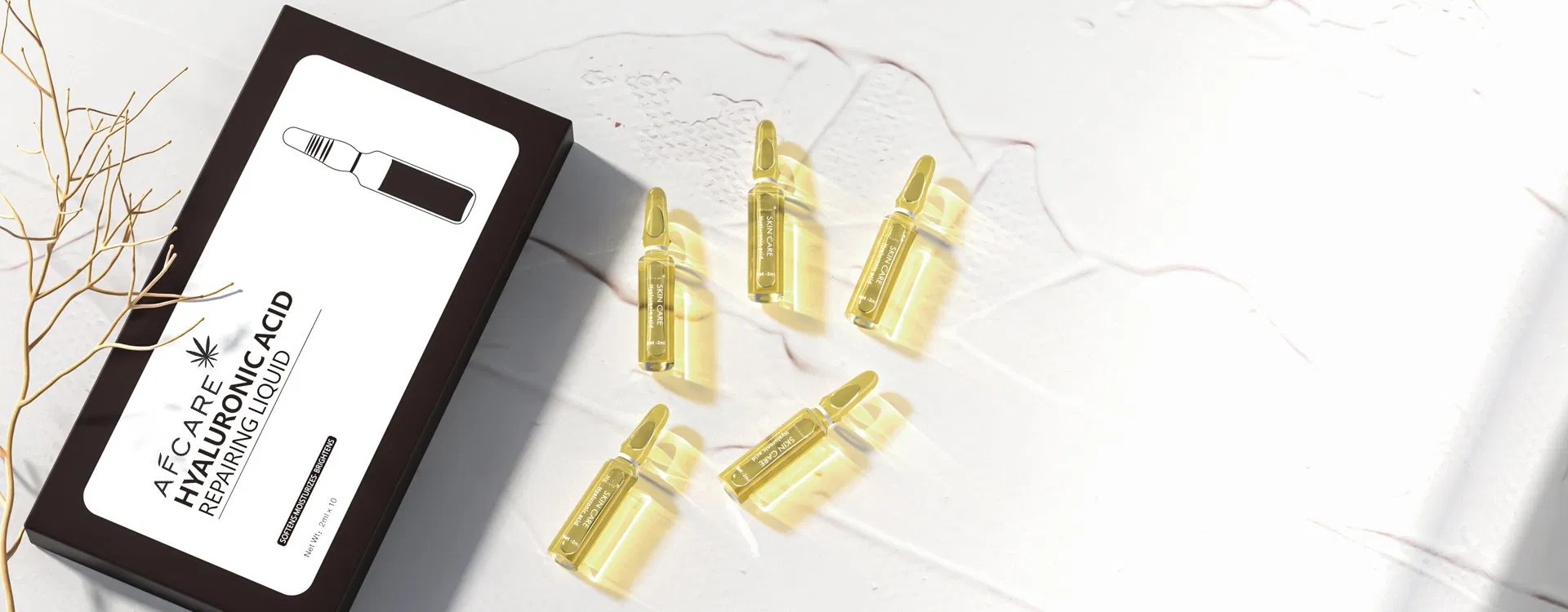 Suero reparador de cuidado de la piel, esencia revitalizante, suero facial de maquillaje