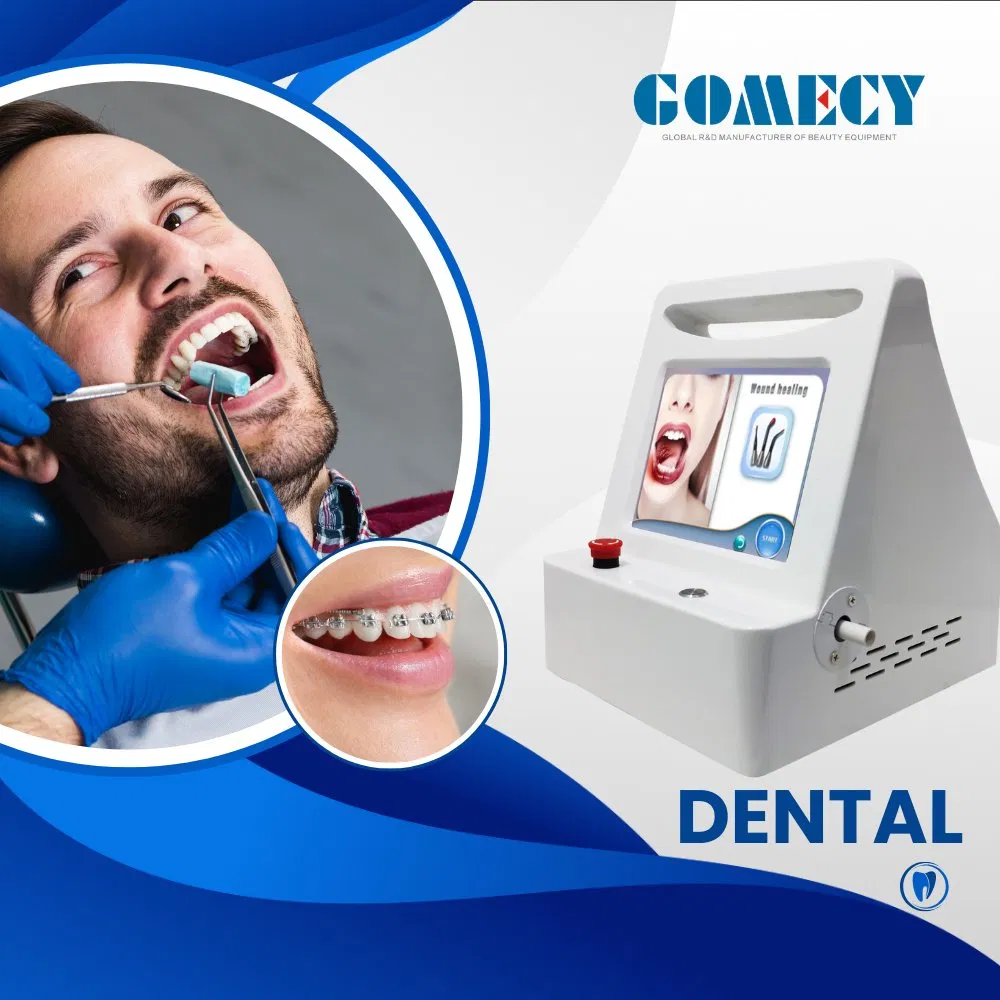 Dispositivo láser dental para corte de tejidos blandos, láser dental de doble longitud de onda 810nm 980nm blanqueamiento dental, terapia del dolor 10W dispositivo