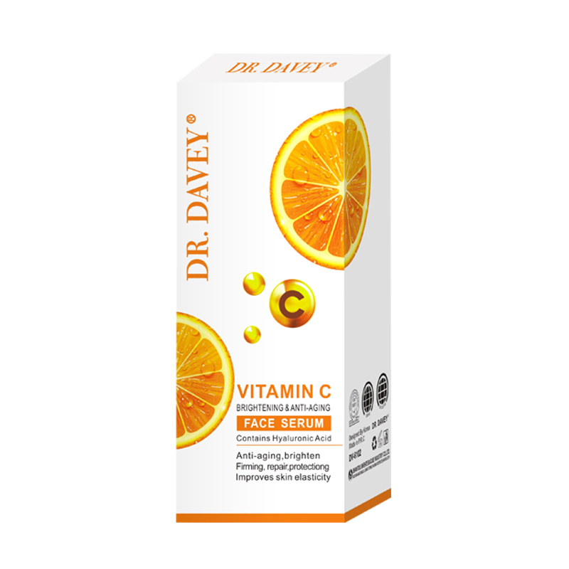 Suero de vitamina C personalizable de etiqueta privada, iluminador, antienvejecimiento, hidratante para el rostro