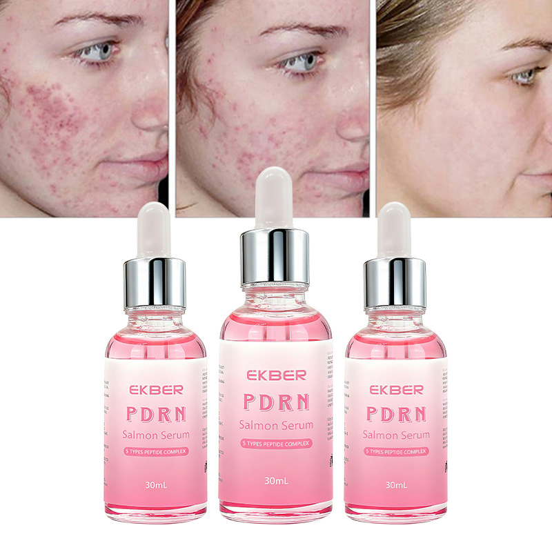 Suero facial hidratante blanqueador cuidado de la piel niacinamida pdrn bio péptidos fuente de salmón