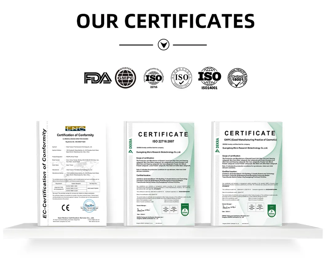 Certificaciones del producto