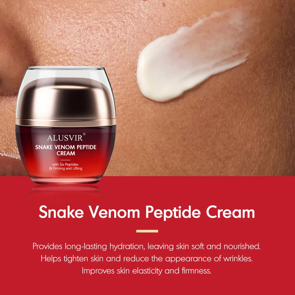 Suero facial de colágeno de péptidos de veneno de serpiente antiarrugas, reafirmante y voluminizador