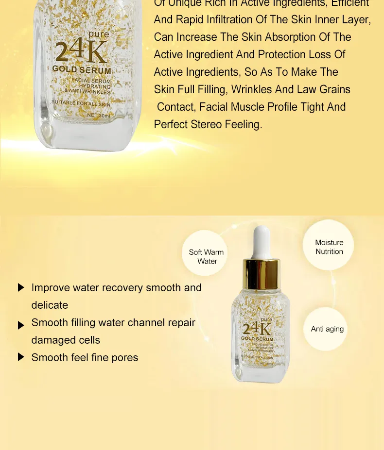Detalle Suero de oro 24k