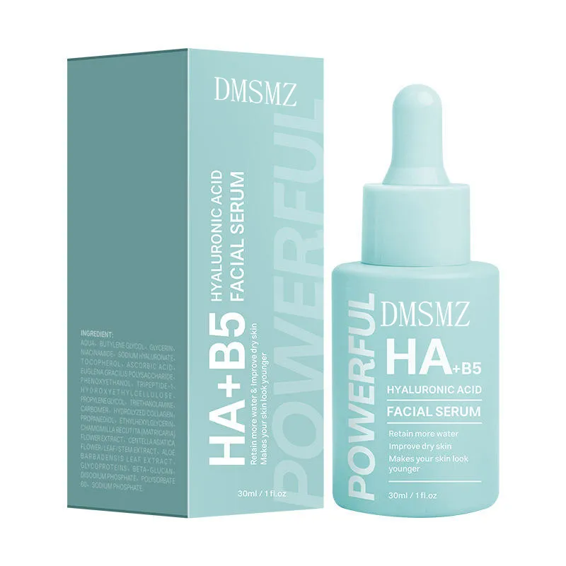Ácido Hialurónico y Vitamina B5 Hidratante Calmante Reparador de Barrera Suero Facial Hidratante
