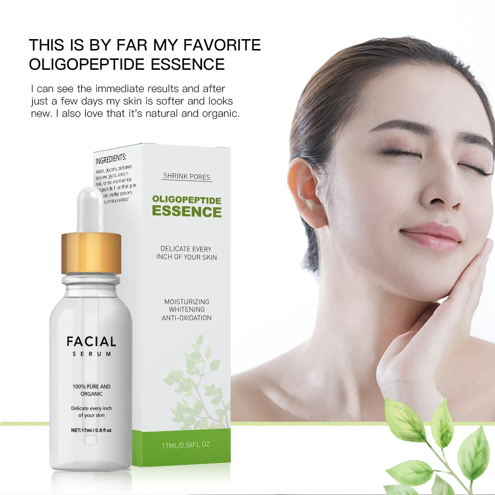 Salón de Belleza OEM ODM EGF Oligopéptido Reparación Facial Blanqueamiento Cuidado de la Piel Reparador Calmante Hidratante Suero Facial