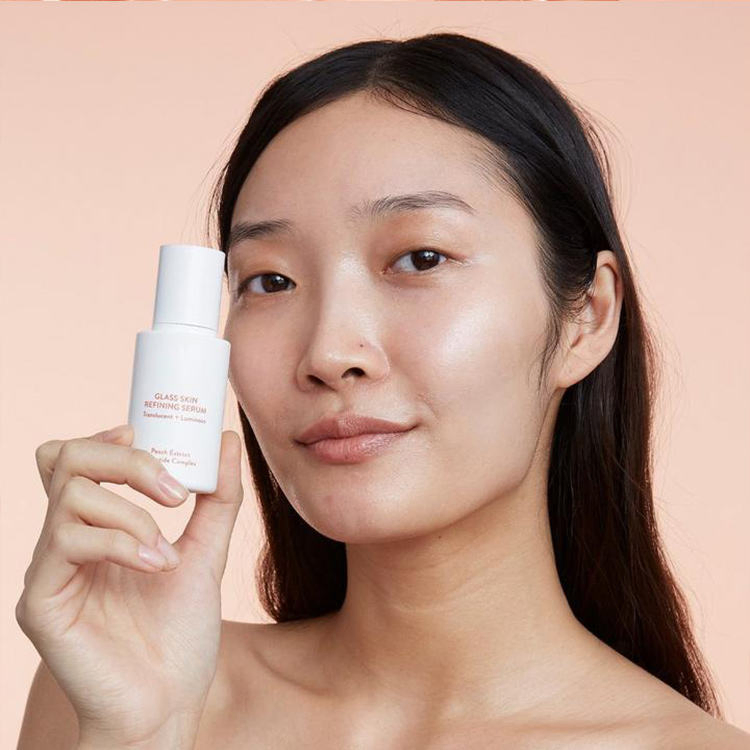 Suero facial antienvejecimiento de vitamina C y nicotinamida con extracto de rosa